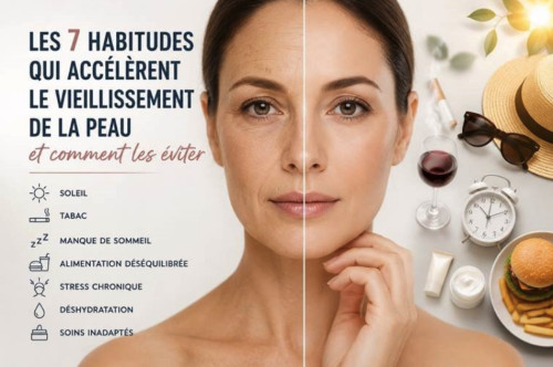 qui accélèrent le vieillissement de la peau (et comment les éviter)